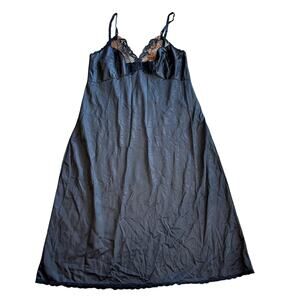 VTG SEARS Babydoll Chemise Slip Size 36 Retro Romantic Goth Loungewear Hipster